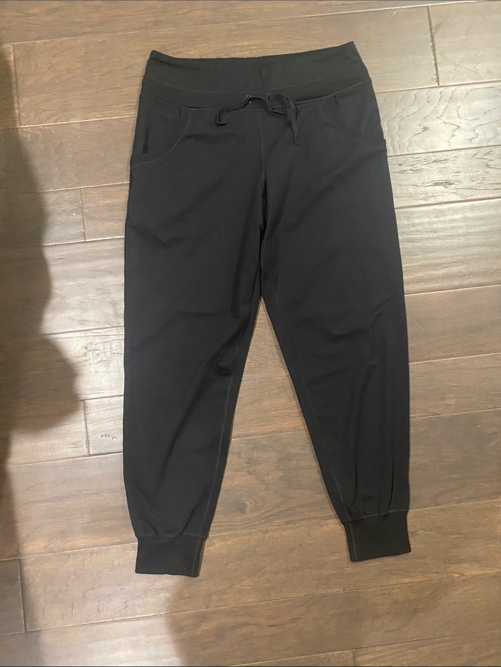 Women's Black Drawstring Jogger Pants